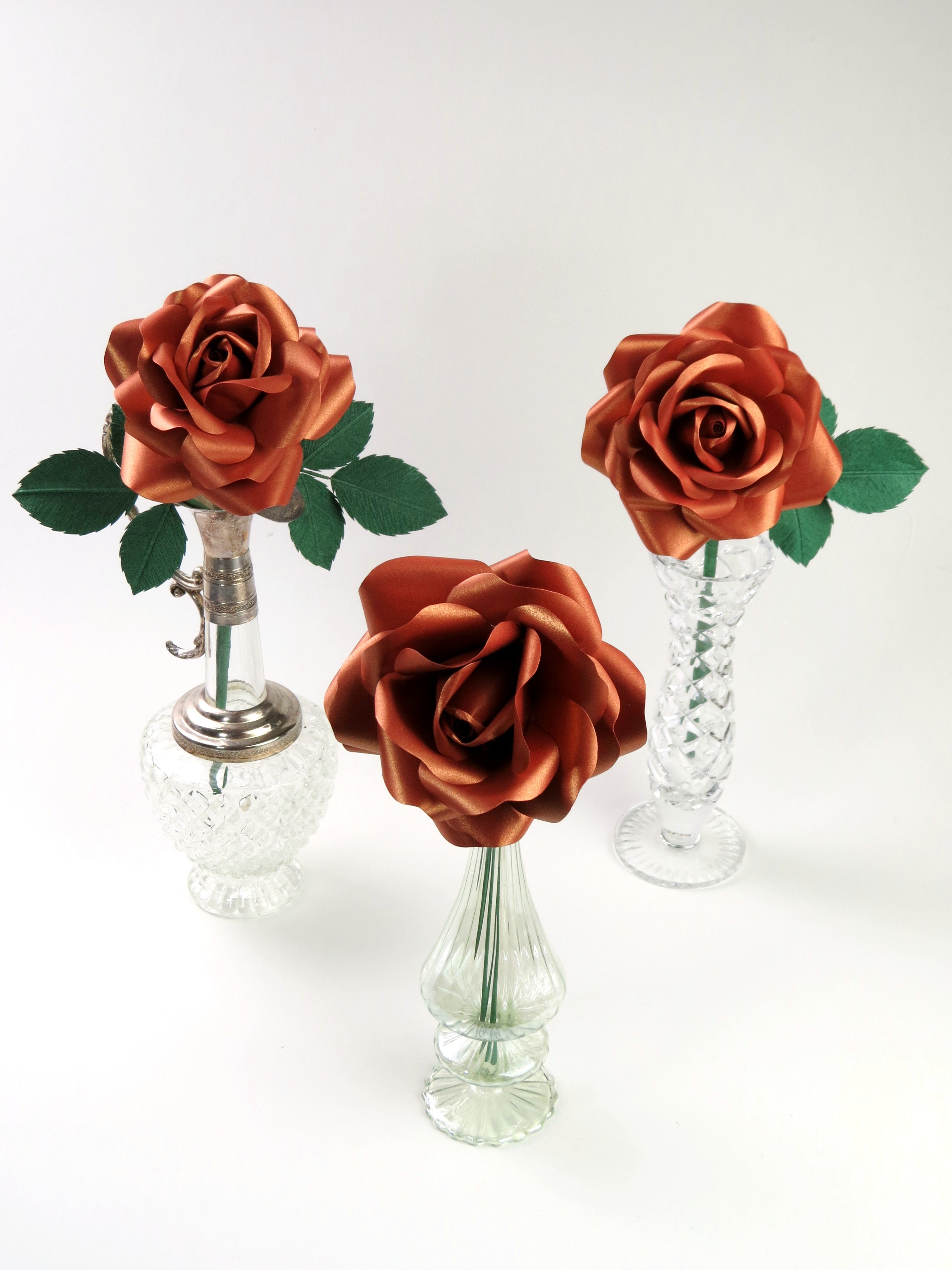 7th Anniversary Gift Copper Rose Miss Poppins and Me