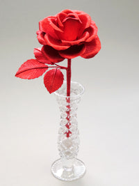 Fortieth Anniversary Ruby Paper Rose