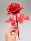 Fortieth Anniversary Ruby Paper Rose