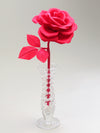 Ruby Red Paper Rose