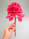 Ruby Red Paper Rose