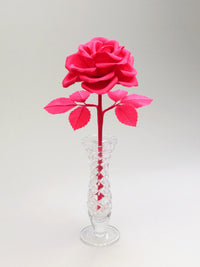Ruby Red Paper Rose